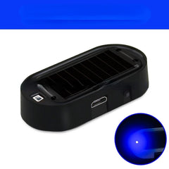 Solar & USB Power Car Alarm Wireless Warning Security Light Simulated Dummy Anti-Theft Caution Lamp LED Flashing