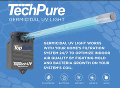 14" UV Light Replacement Bulb 18 Watts Work on 24V, 120V and 220V UVC Lamp 254NM UV Light for AC HVAC