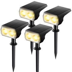 48 LEDs Solar Light Outdoors Landscape Spotlights,